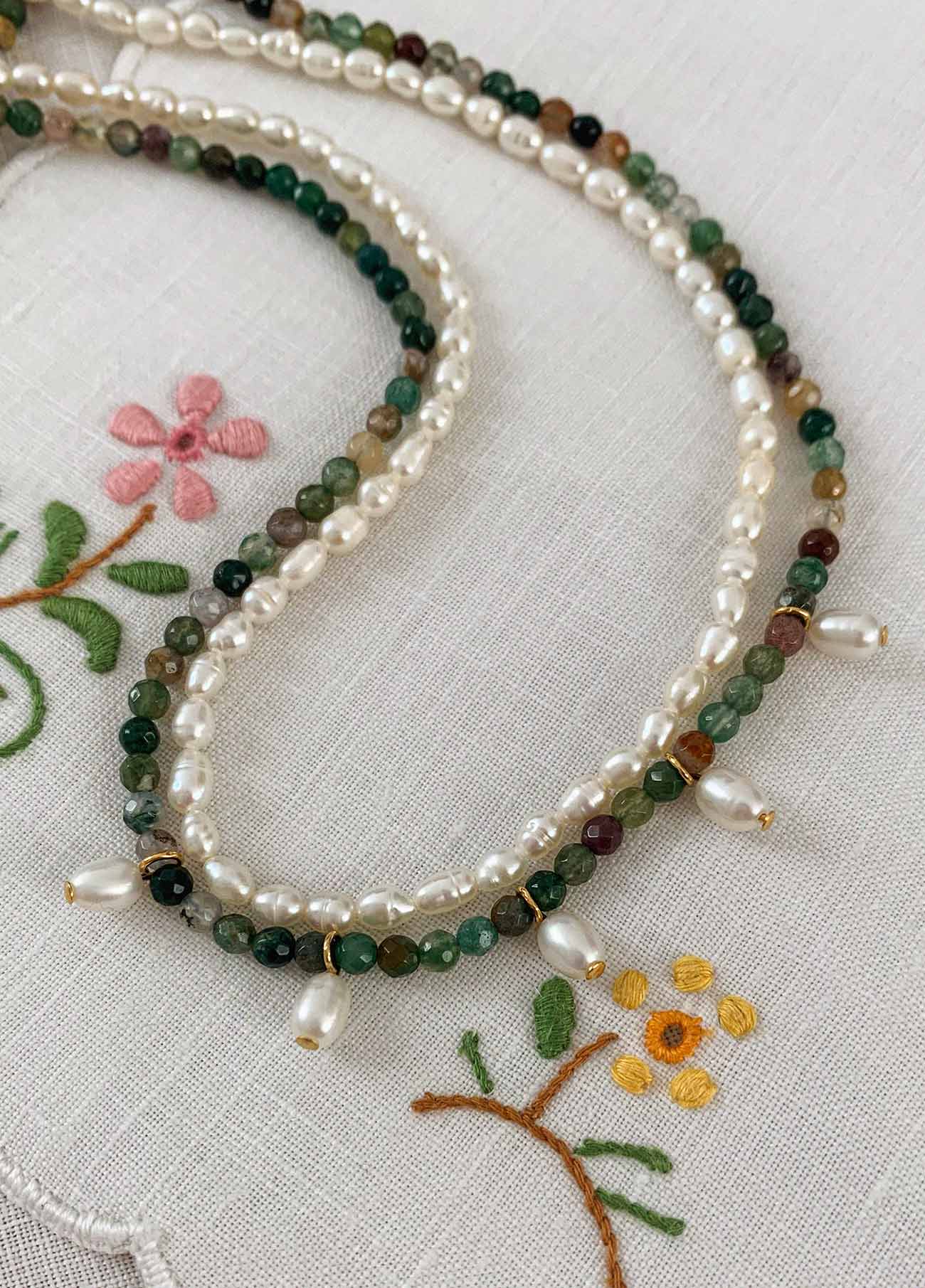 Pearly Ágata Choker