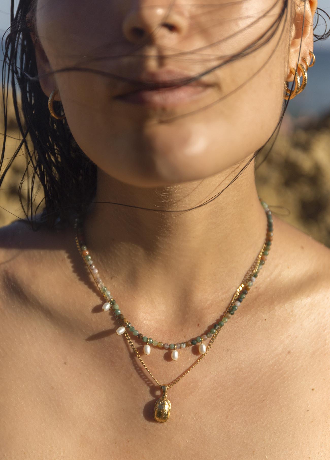 Pearly Ágata Choker