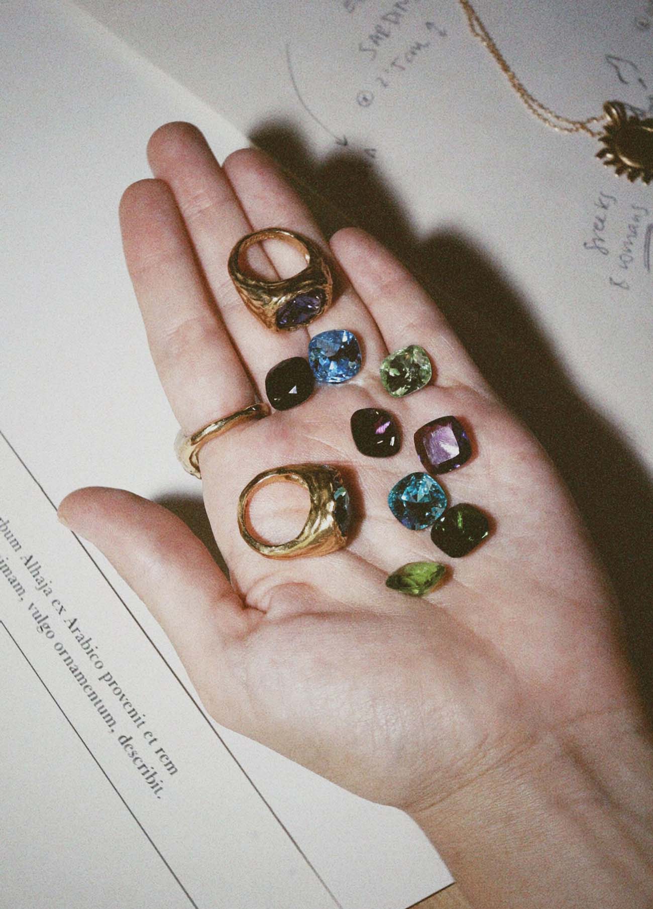 Amalfi Turquoise Ring Solid Gold