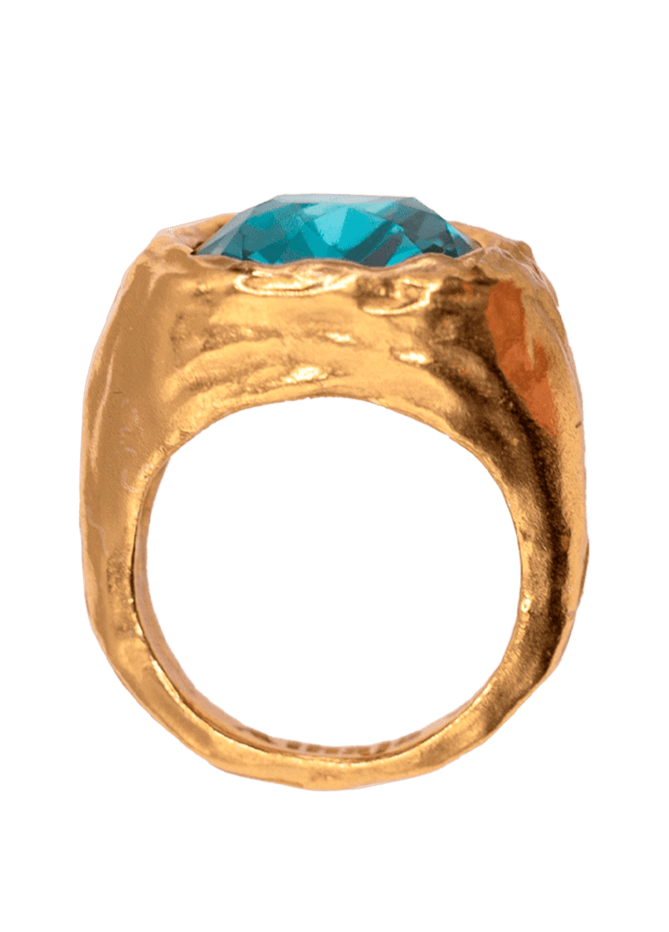 Amalfi Turquoise Ring Solid Gold