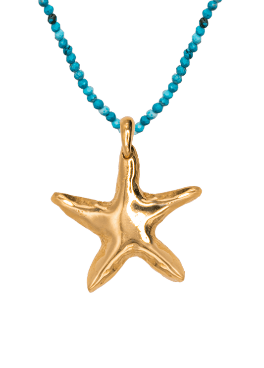 Collar Asterina Turquesa