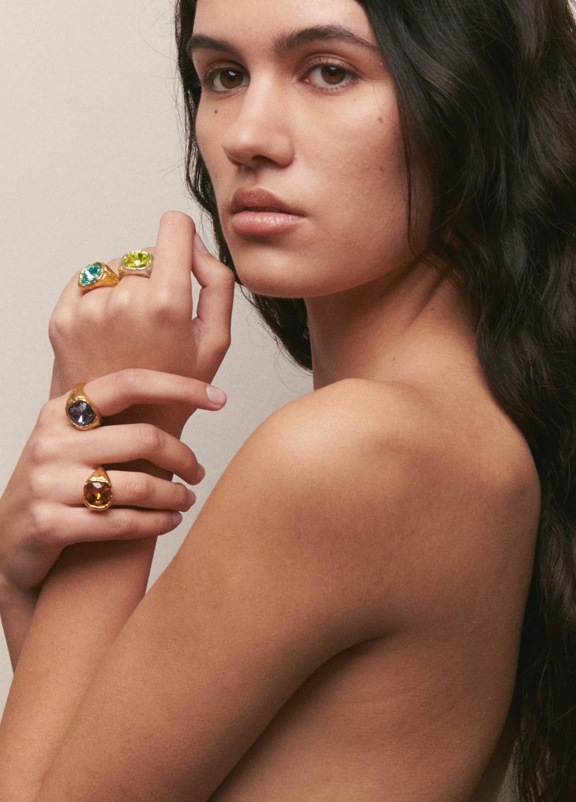 Anillo Amalfi Caramelo