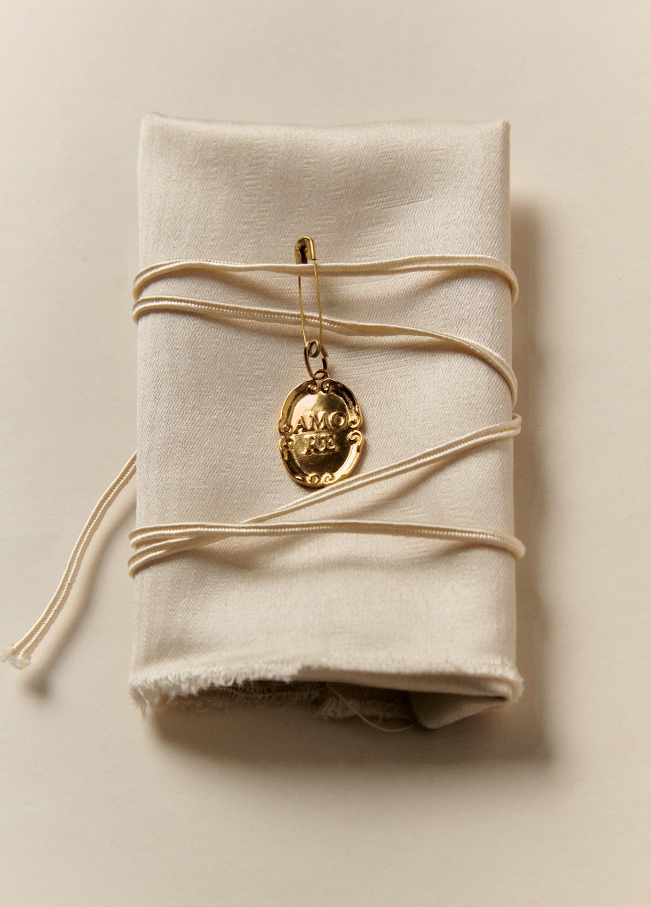 Amore Medal Gold Charm