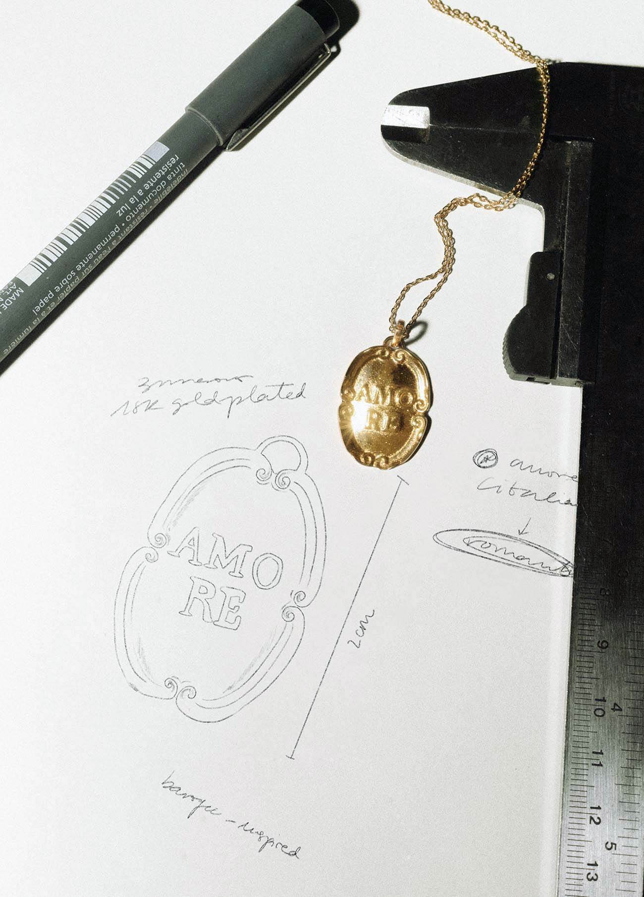 Amore Gold Necklace