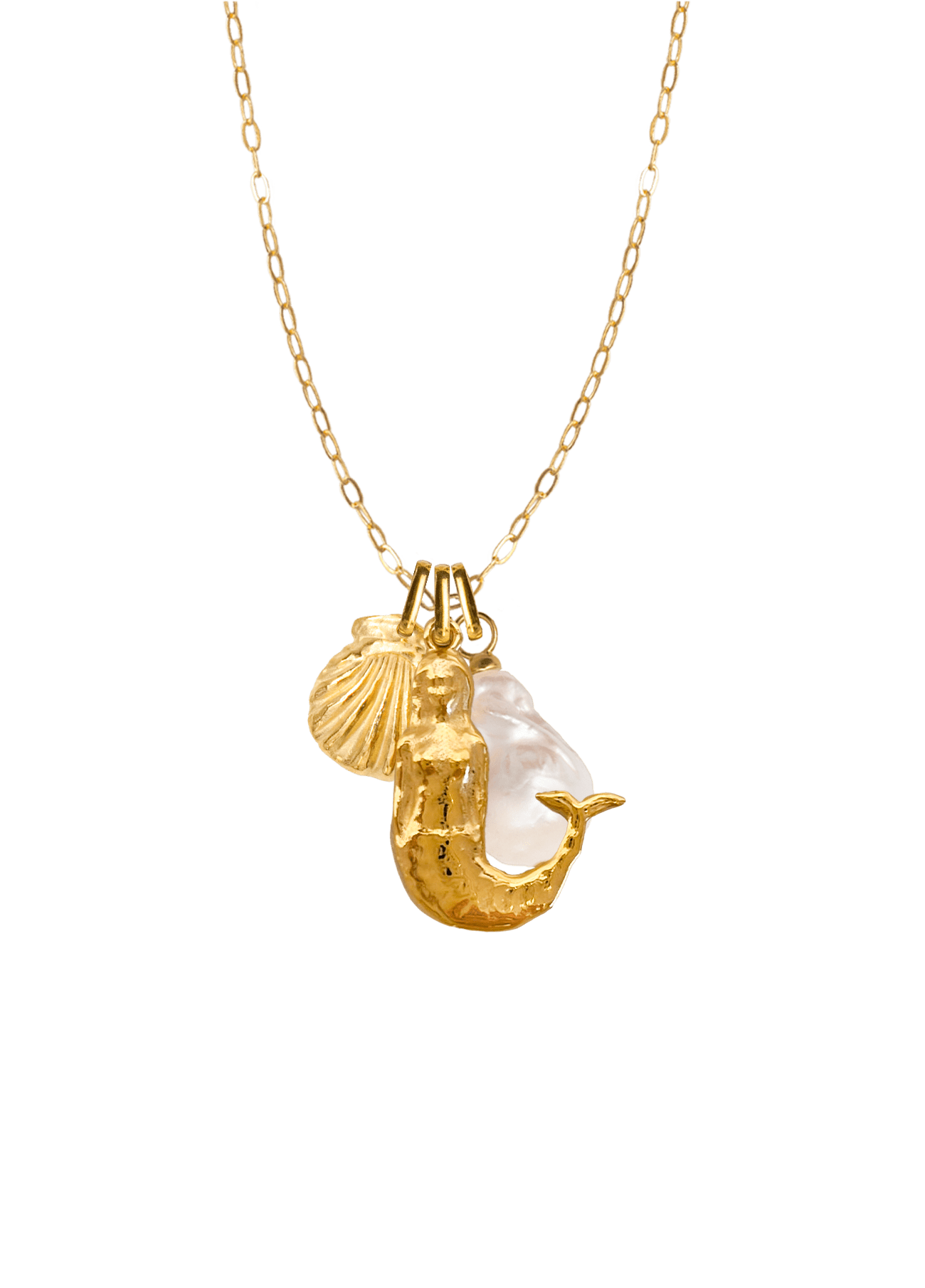Aqua Gold Necklace