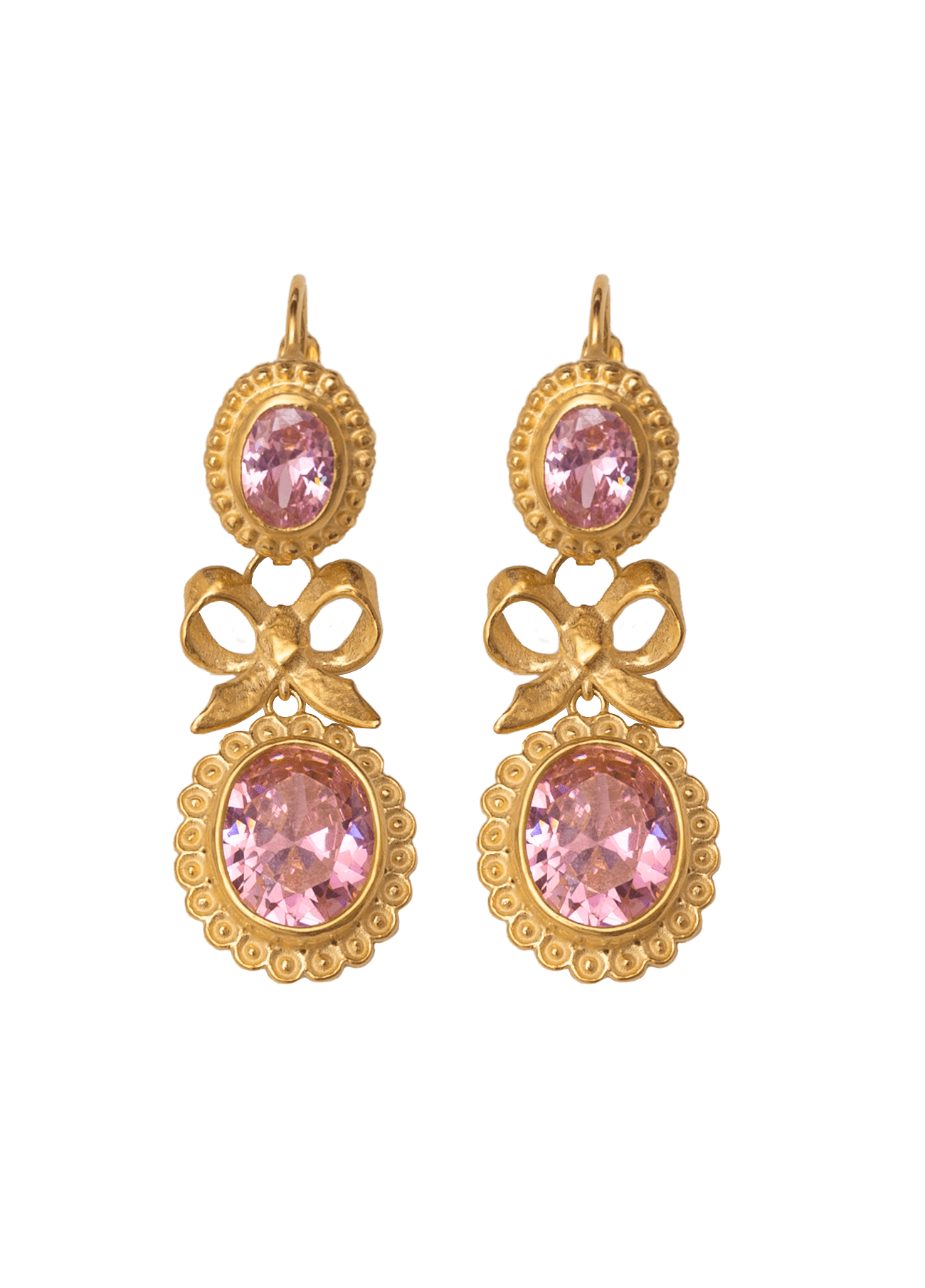 Elizabethan Pink Earrings
