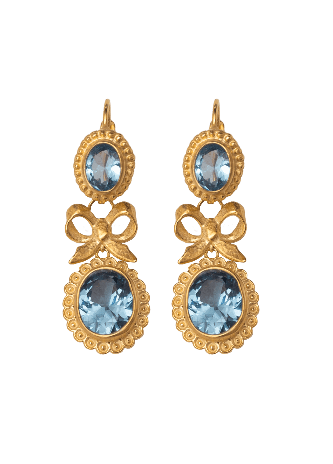 Elizabethan Aqua Earrings – Alhaja Cult Store