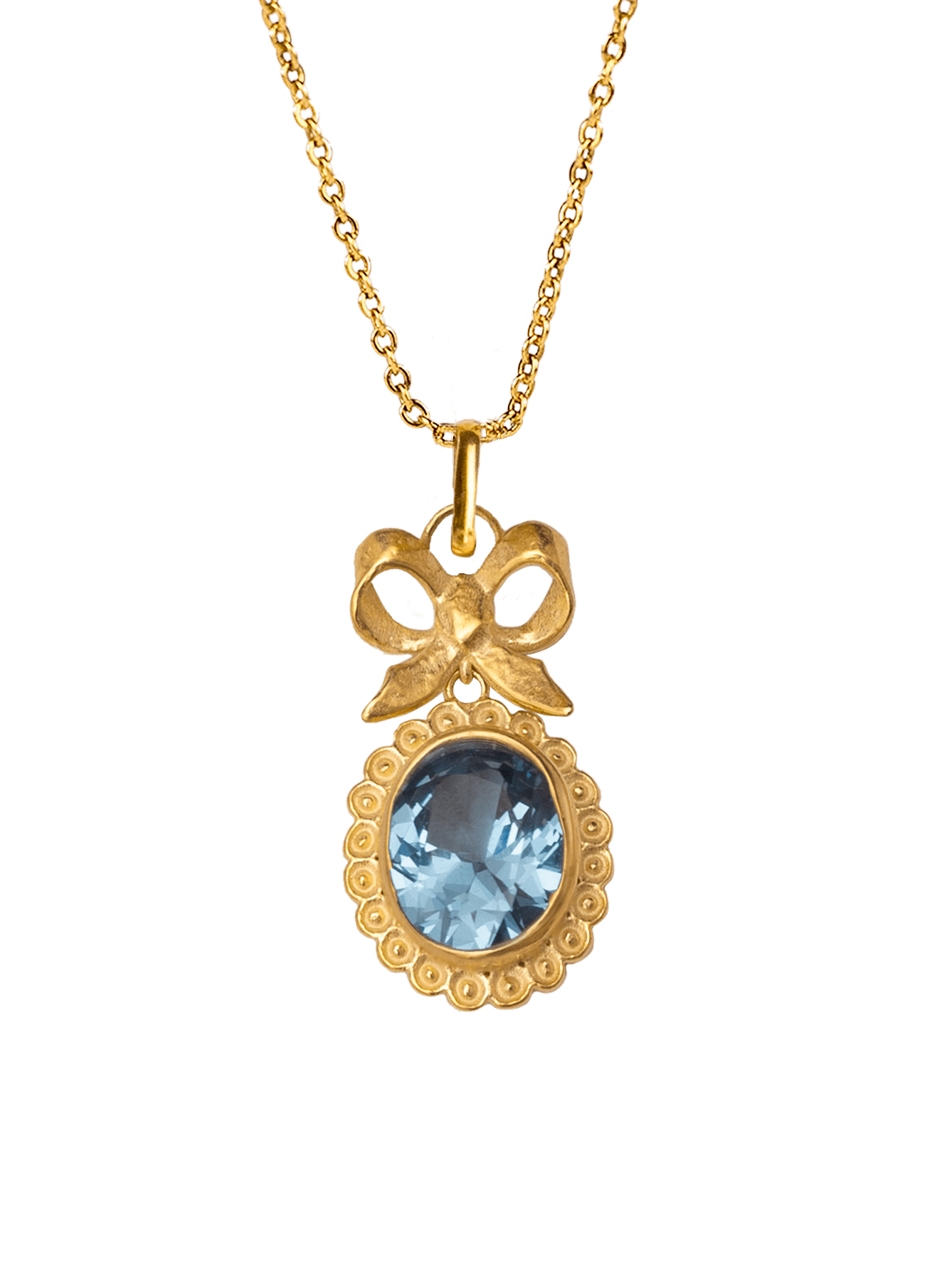 Aqua Elizabethan Necklace – Alhaja Cult Store - Main Image
