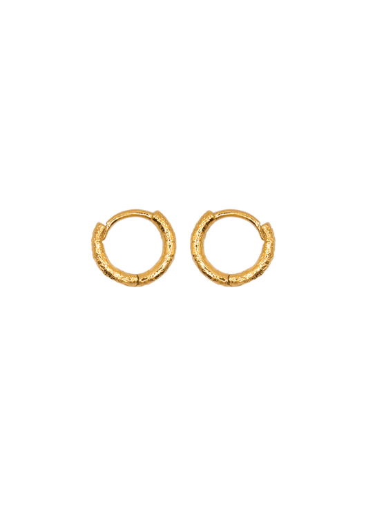 Flamenco Hoops S Gold