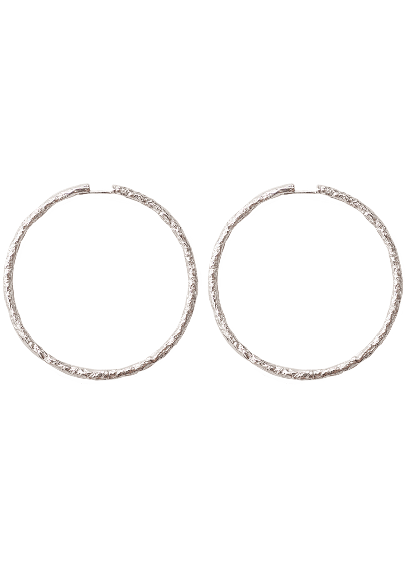 Flamenco Silver Hoops XL