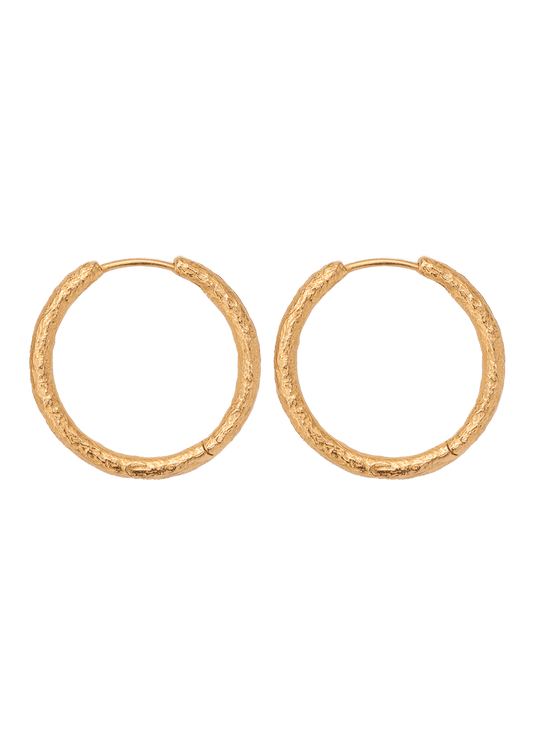 Flamenco Gold Hoops L