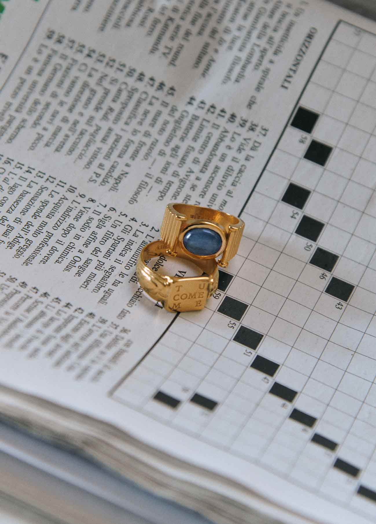 Anillo Tu Come Me Oro