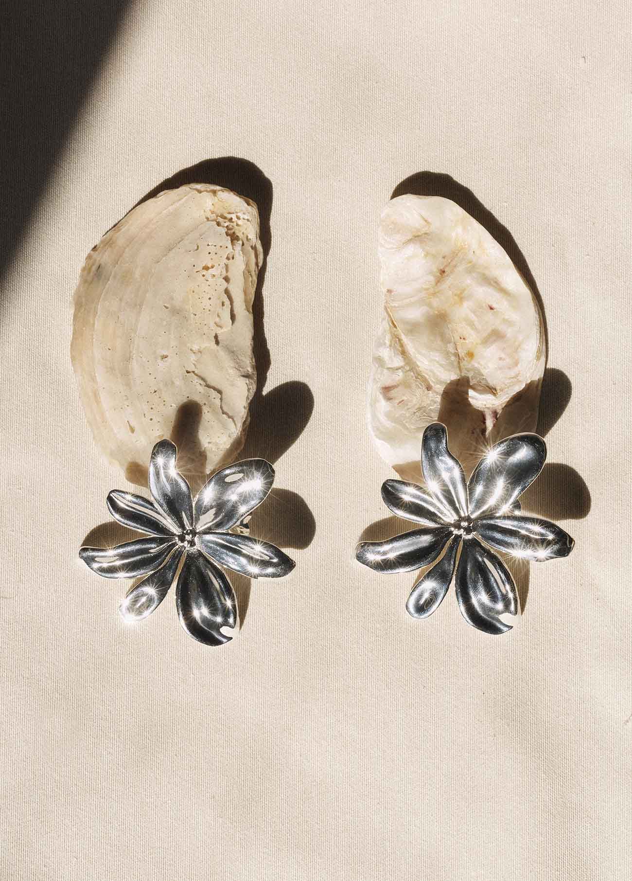 Jasmine Silver Earrings