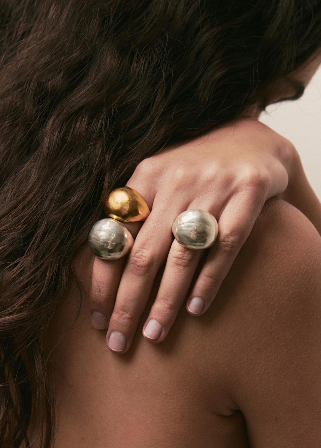 Anillo Luna Oro Macizo