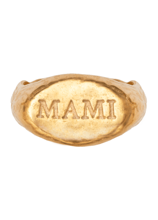 Mami Signet Ring Solid Gold