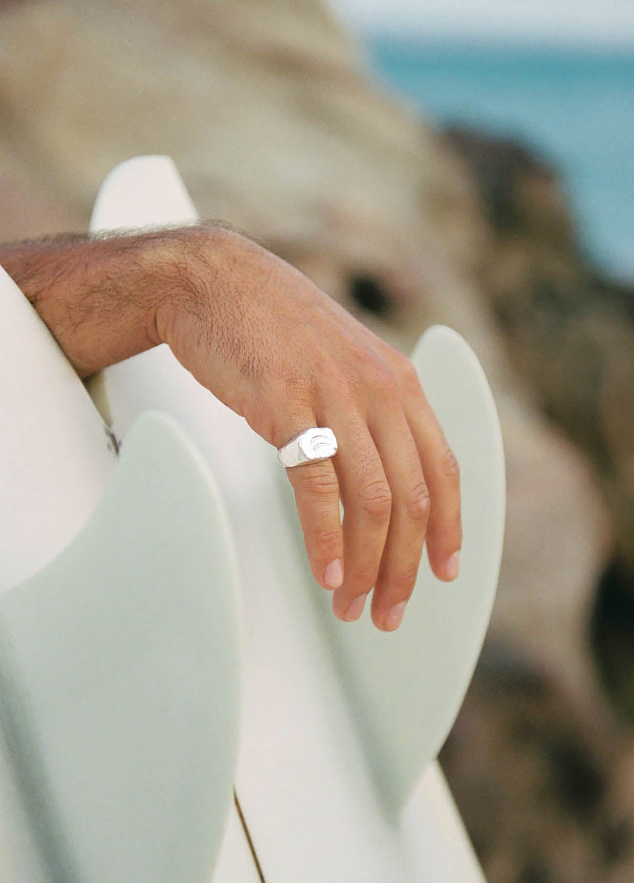 Pez Silver Signet Ring