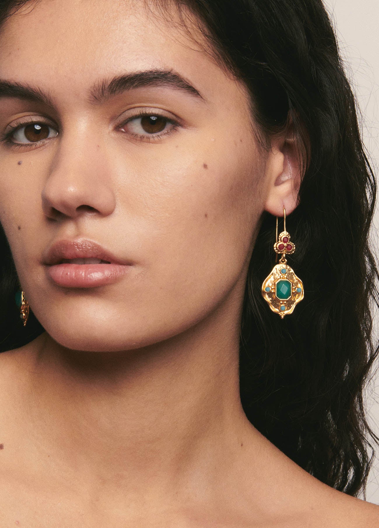 Pendientes Pitiusa Verde