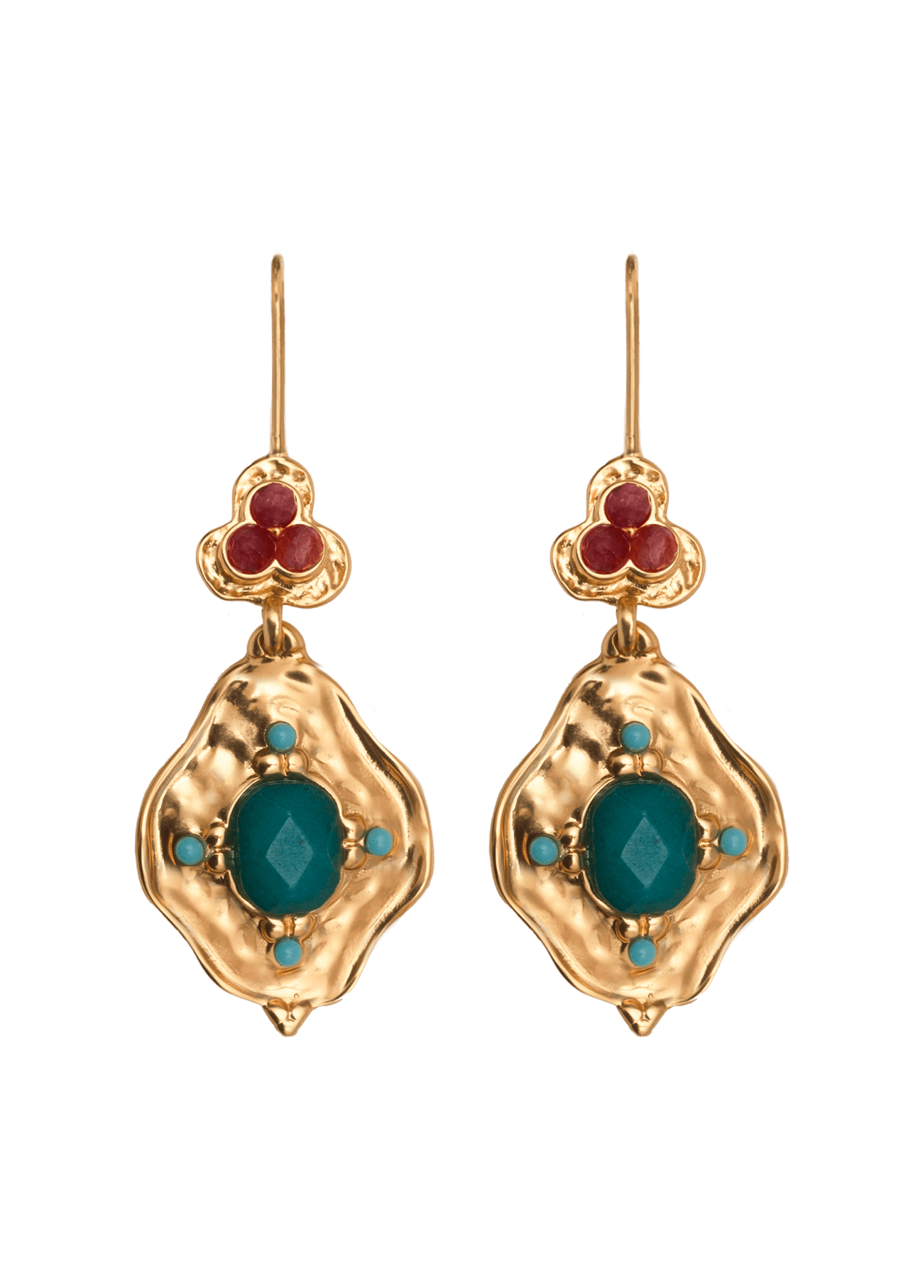 Pendientes Pitiusa Verde