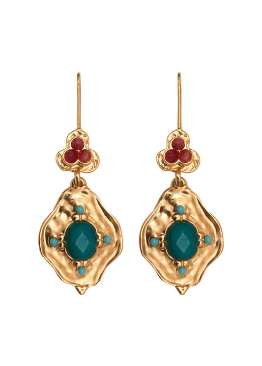 Pitiusa Green earrings