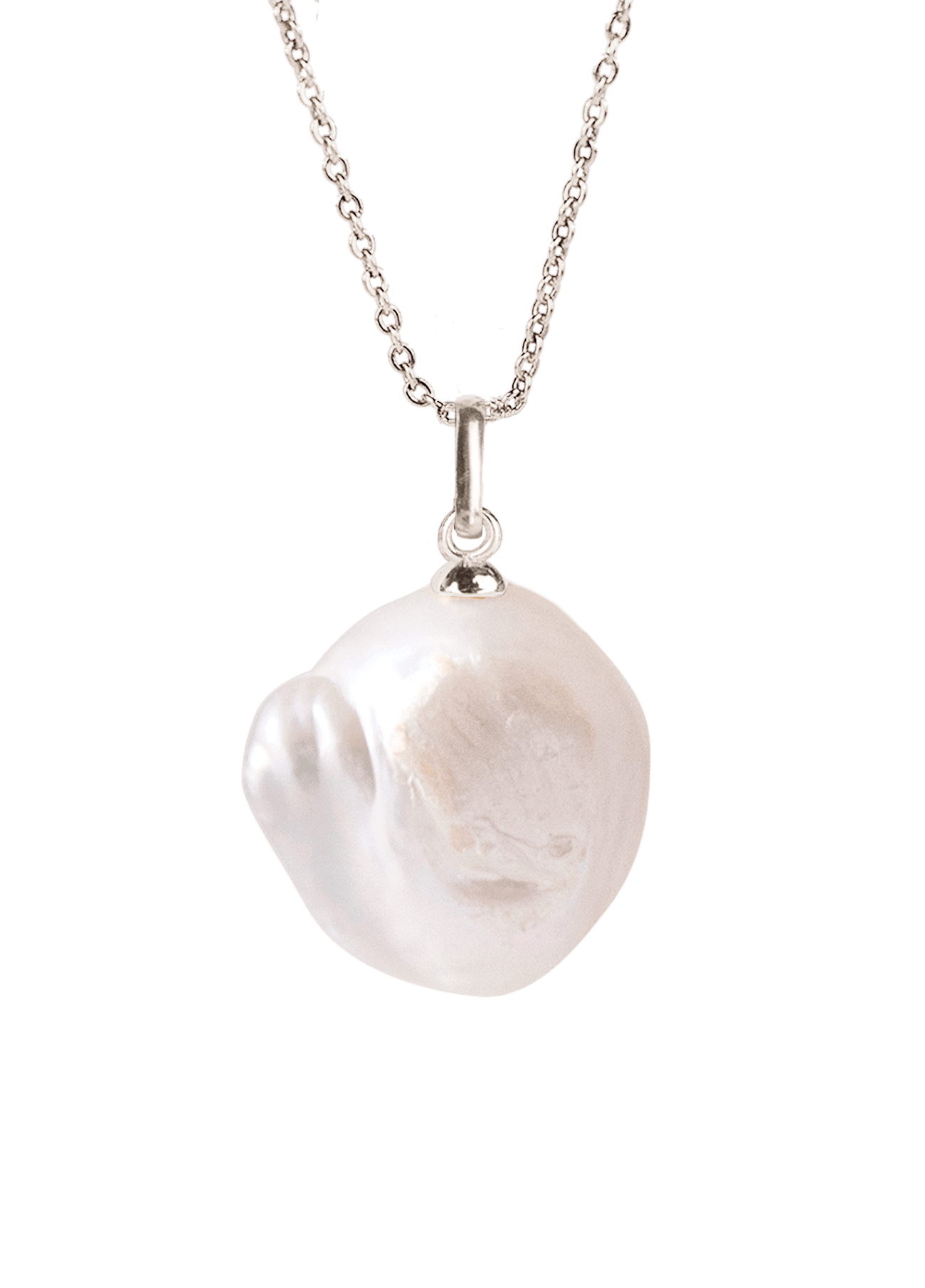 Perla Preciosa Silver Necklace