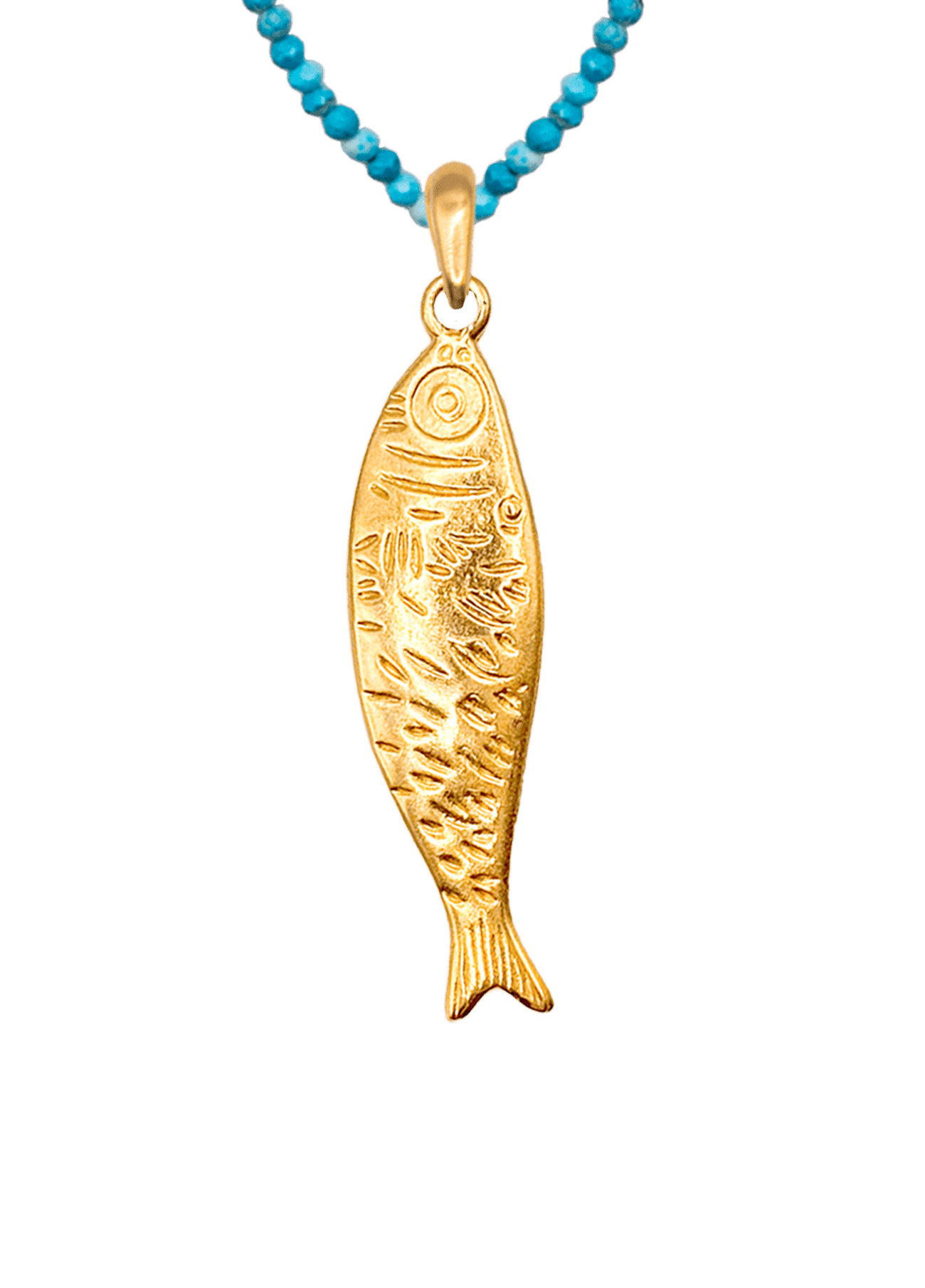 Collar Sardina Turquesa