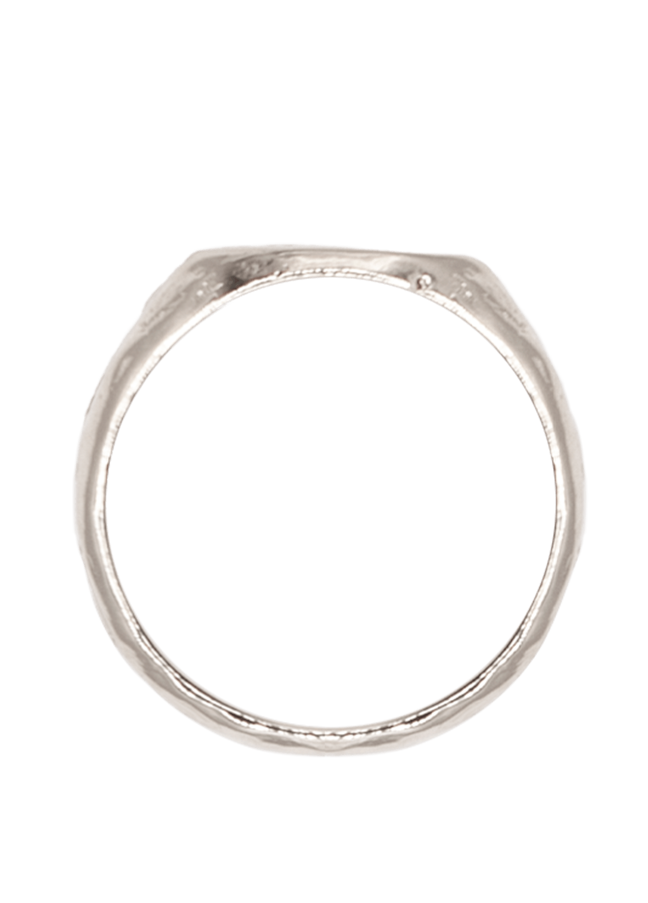Anillo Sello Mini Amore Plata