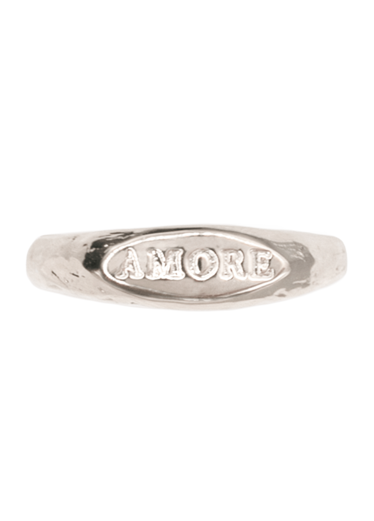 Anillo Sello Mini Amore Plata