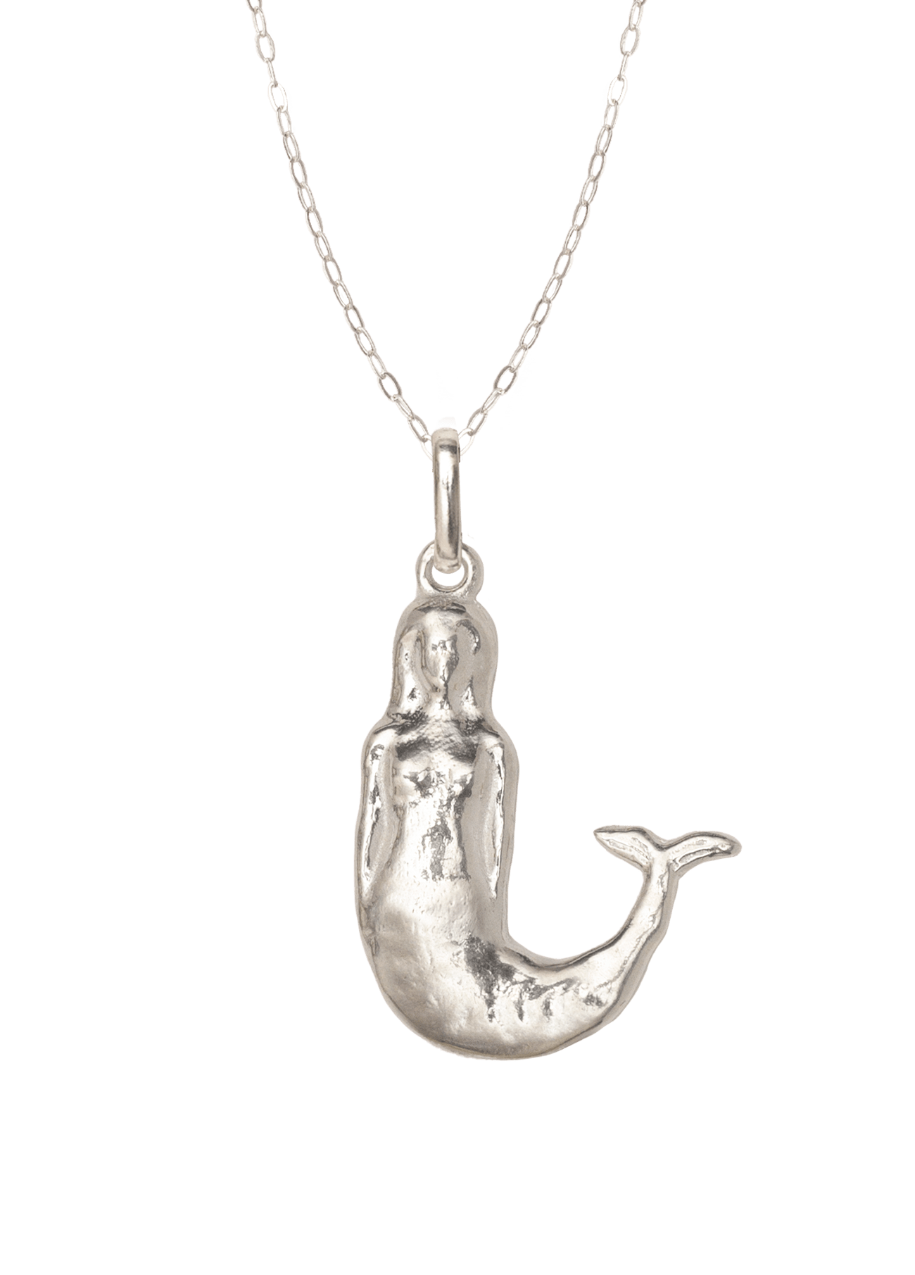 Collar Sirena con cadena Mare plata