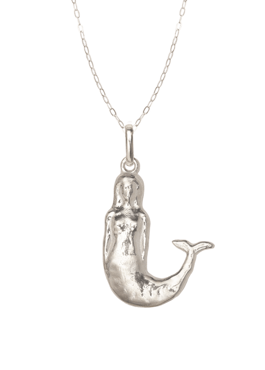 Sirena Necklace with Mare silver chain