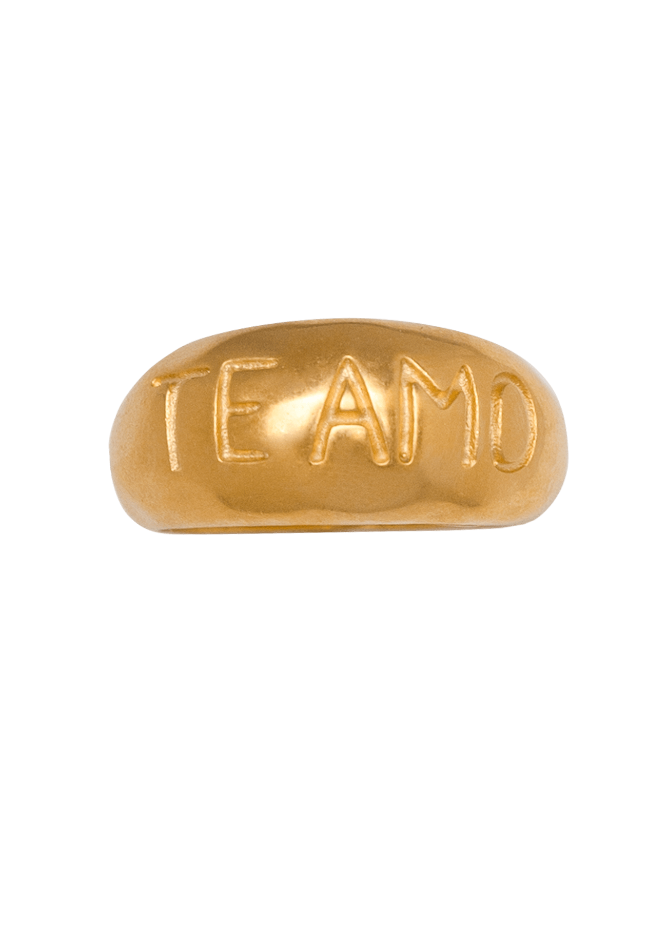 Te Amo Ring Solid Gold
