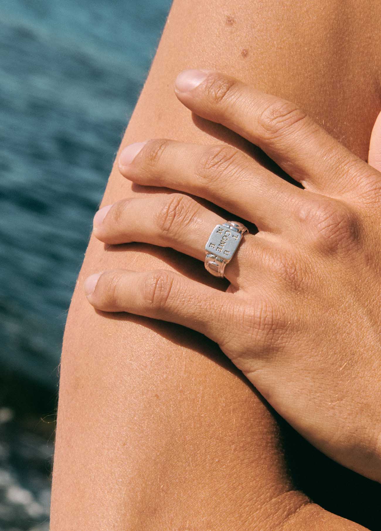 Tu Come Me Silver Ring