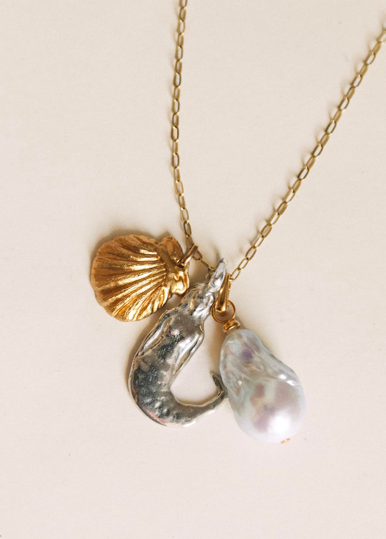 Aqua Silver Necklace