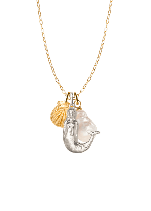 Aqua Silver Necklace