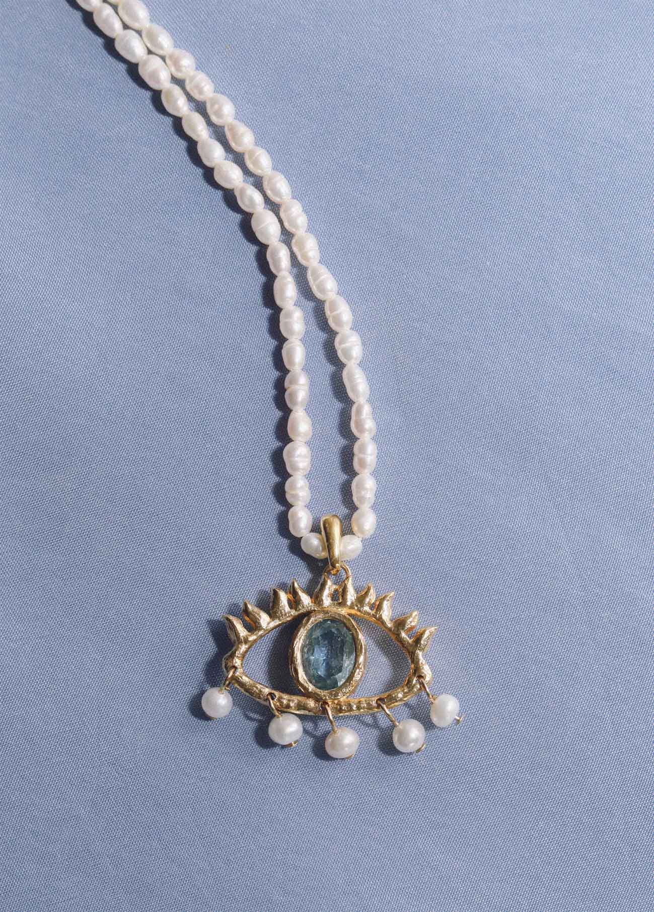 Horus Lolita Pearls Necklace
