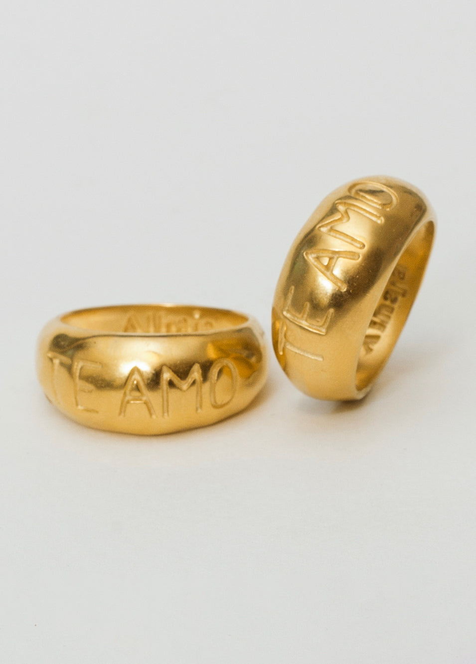 Te Amo Ring Solid Gold