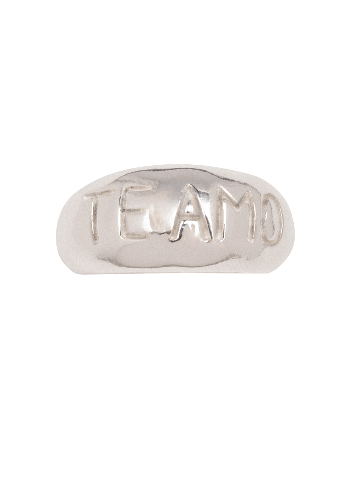 Te Amo Silver Ring
