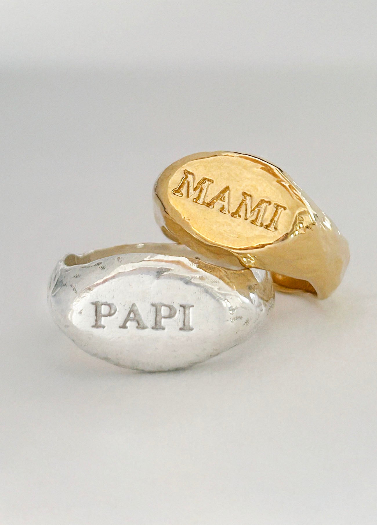 Papi Silver Signet Ring – Alhaja Cult Store