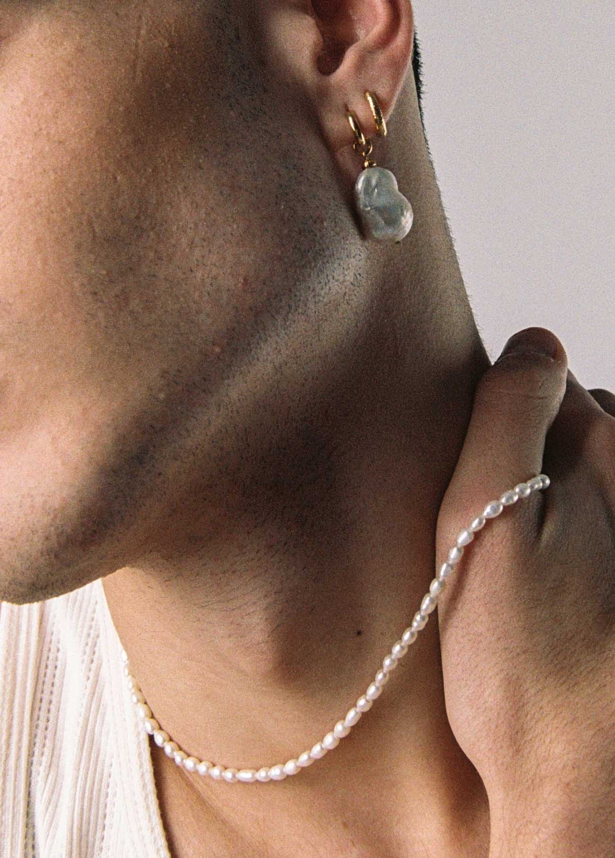 Long Lolita pearls necklace