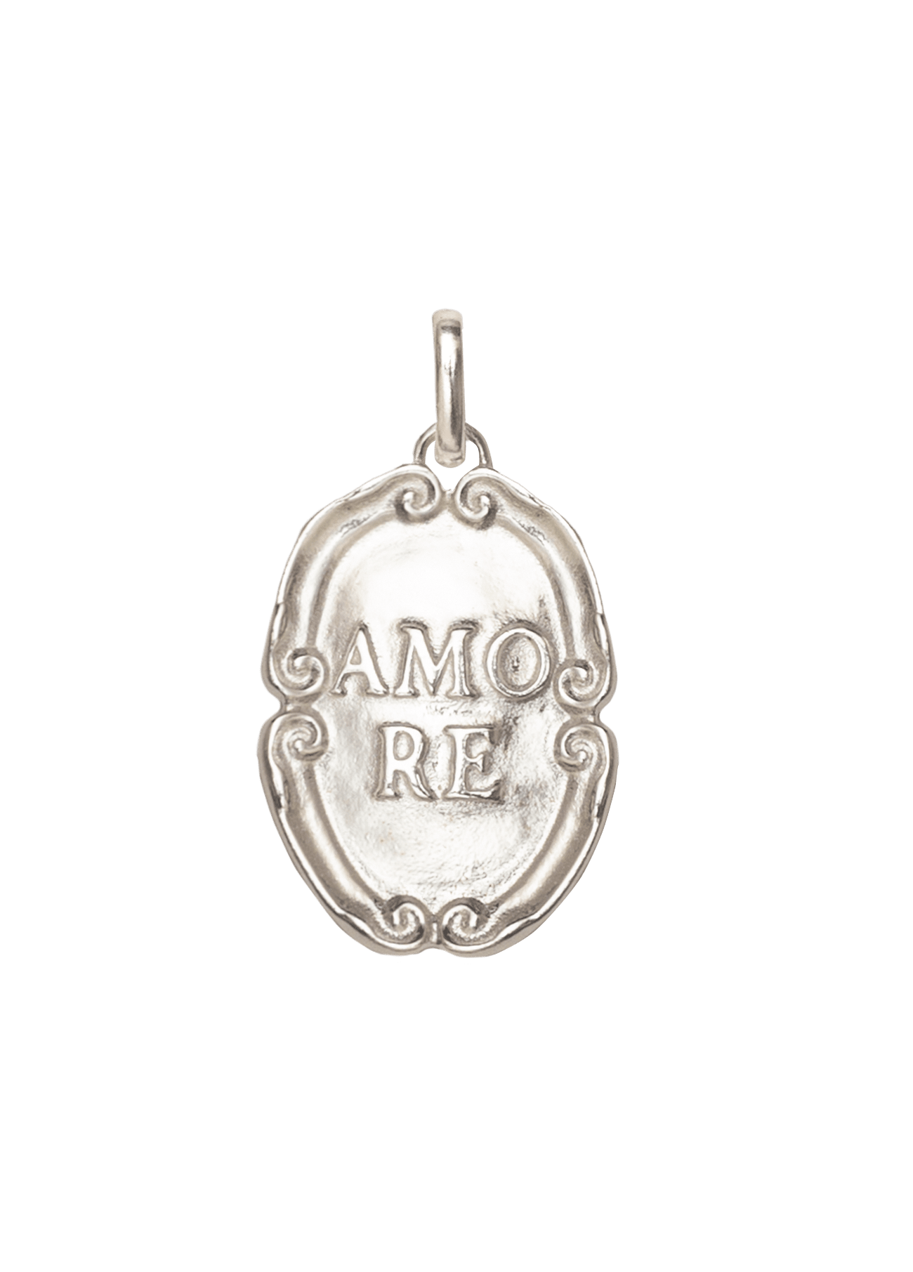 Amore Silver Medal Charm