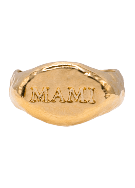 Mami Signet Ring Solid Gold