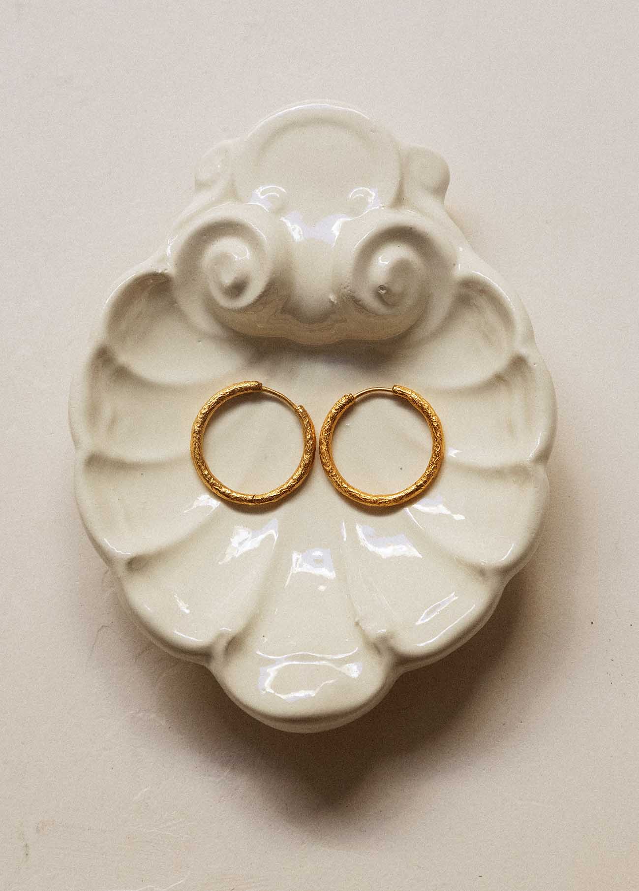 Flamenco Gold Hoops L