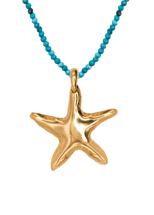 Collar Asterina Turquesa
