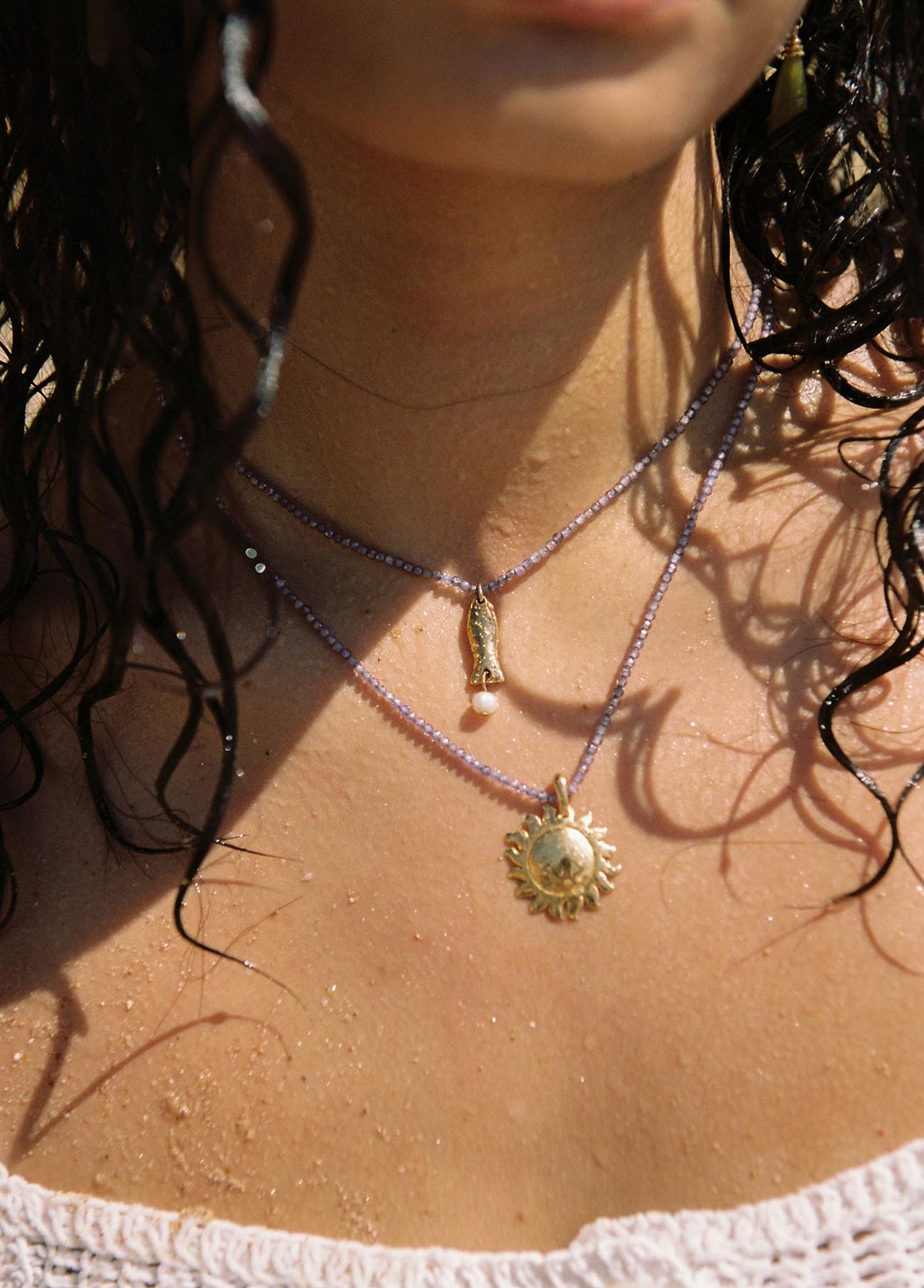 Sole Mio Gold Charm
