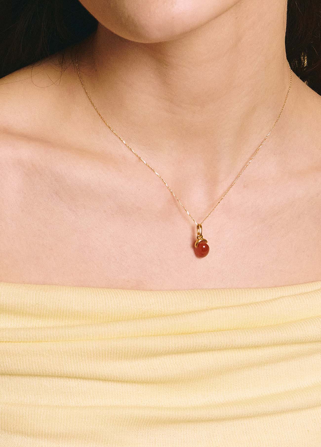 Collar Pequeño Amor Oro Macizo