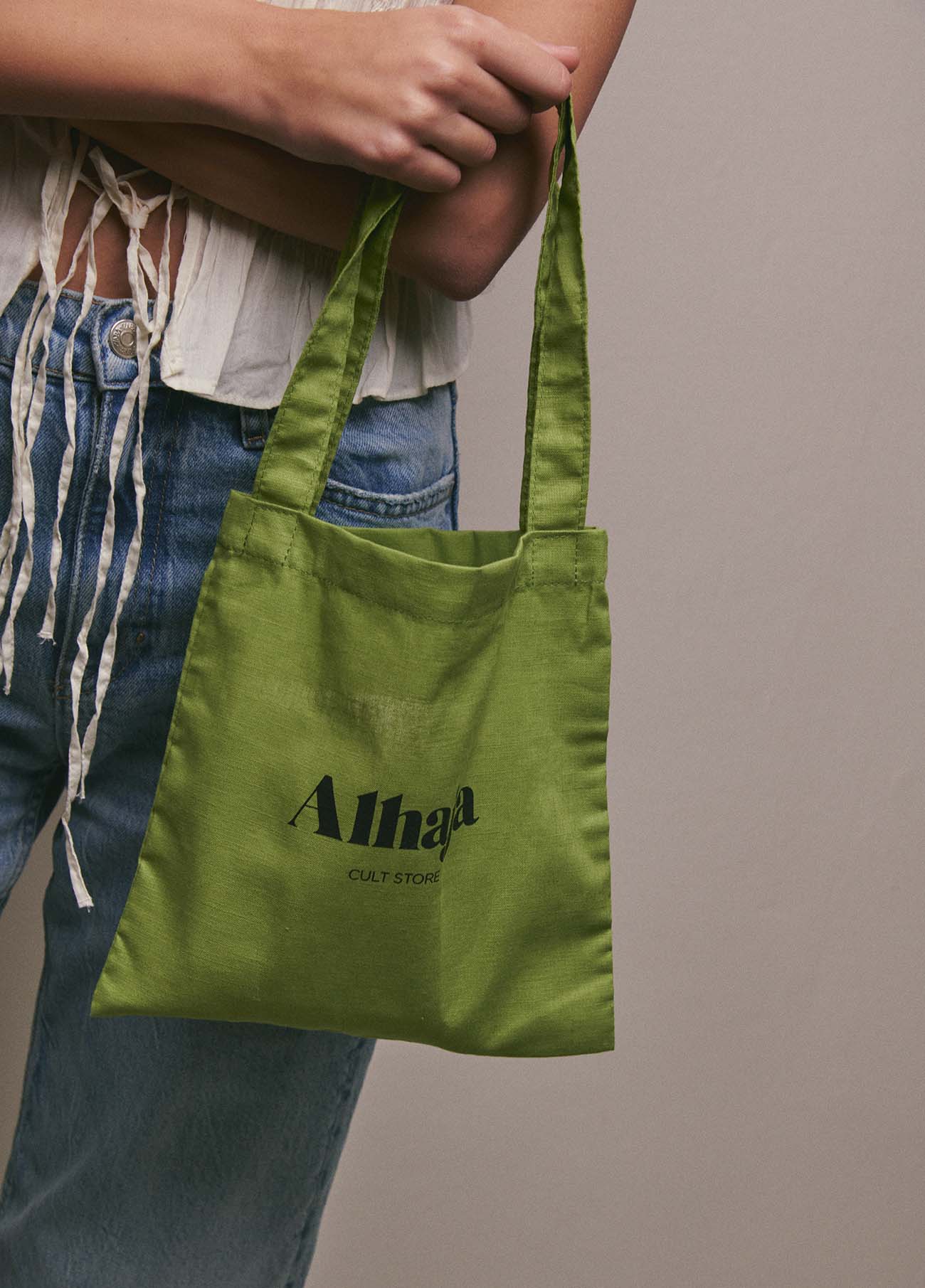 Green Tote Bag