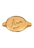 Amor mío Solid Gold Ring