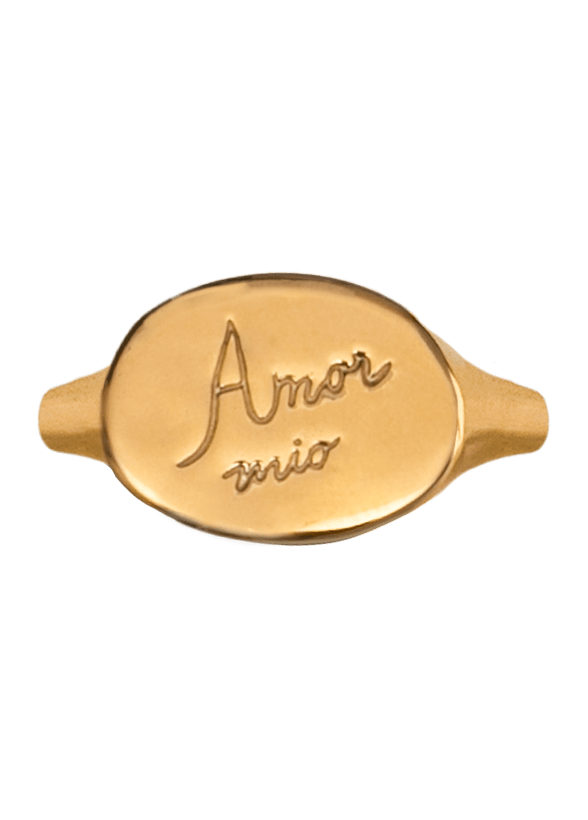 Amor mío Solid Gold Ring