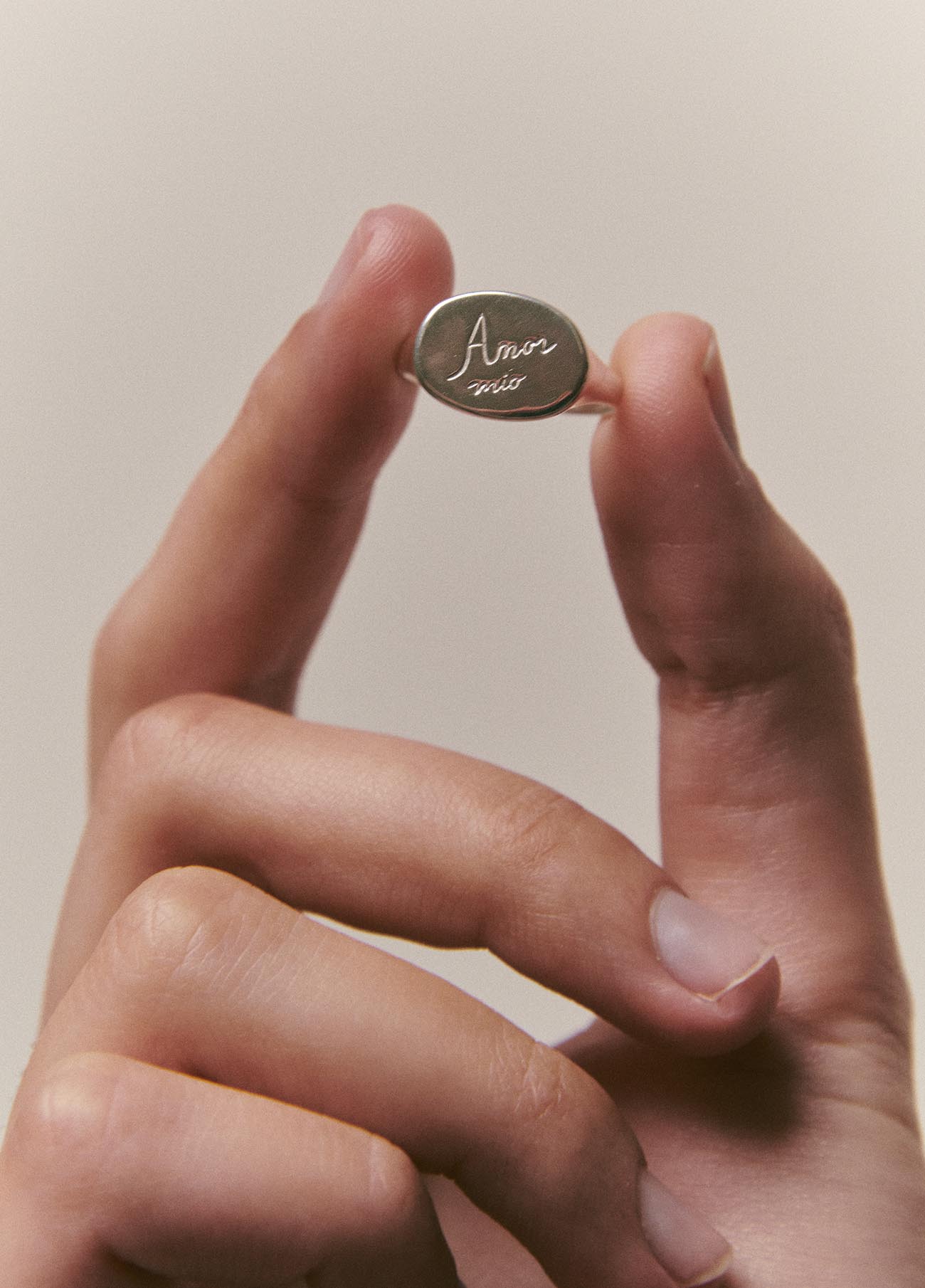 Anillo Amor mío Plata