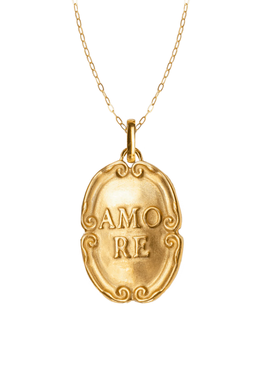 Collar Amore con Cadena Mare Oro