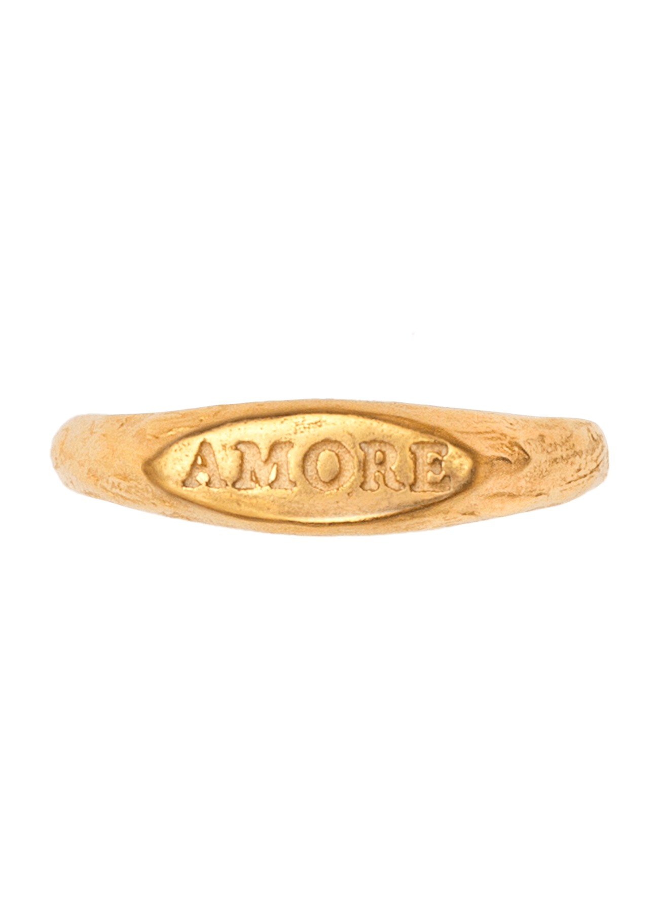 Amore Signet Ring Solid Gold